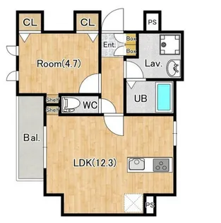 ジーグランデ森下【7階】の間取り