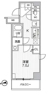 HF曳舟レジデンス【2階】の間取り