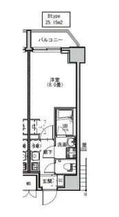 S−RESIDENCE両国avenue【5階】の間取り