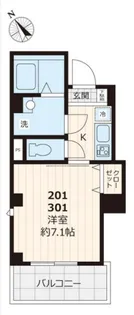 カーサ シンセラ オグ【3階】の間取り