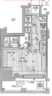 プレール・ドゥーク東京EAST Ⅳ RiverSide【9階】の間取り