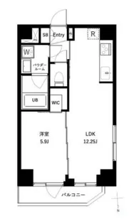 オーキッドレジデンス上野稲荷町Ⅱ【2階】の間取り