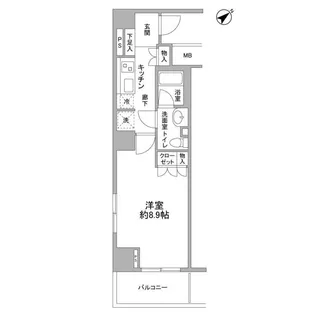 LaMaisondeKAKEGAWA【4階】の間取り