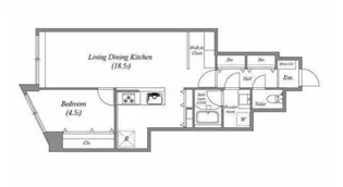 オーパスホームズ白山【3階】の間取り