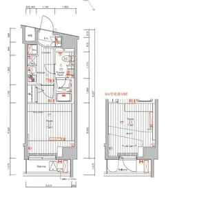 メイクスデザイン 門前仲町Ⅱ【5階】の間取り
