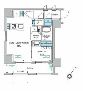 プレディアコート森下テラス【3階】の間取り