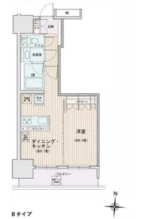 エスティメゾン錦糸町Ⅱ【6階】の間取り
