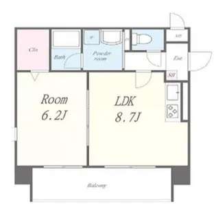 グランディール浅草【5階】の間取り