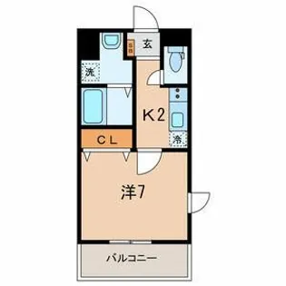 シャトーヴィオレ【3階】の間取り