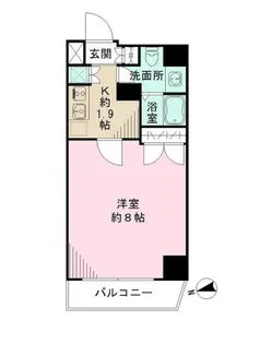 ラヴィーナ北上野【8階】の間取り