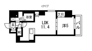 TRADIS秋葉原【6階】の間取り