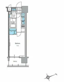 J.リヴェール上野入谷プレイス【9階】の間取り