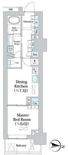 パークホームズ文京小石川ヒルテラス【2階】の間取り