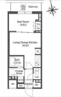コンフォリア東上野【13階】の間取り