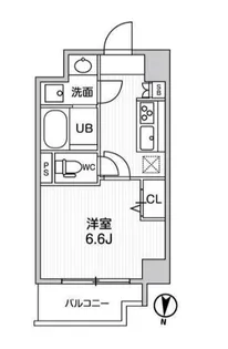 ROOTs Ryogoku【9階】の間取り