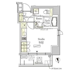 パークアクシス秋葉原East【14階】の間取り