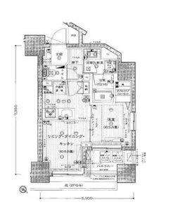 モナーク錦糸町親水公園【6階】の間取り