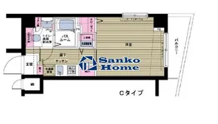トーシンフェニックス日本橋浜町壱番館【7階】の間取り