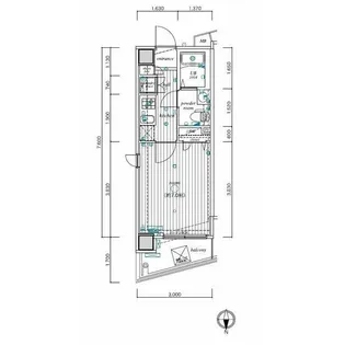 レオーネ亀戸【11階】の間取り