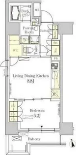 パークアクシス秋葉原East【4階】の間取り