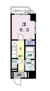 リベルラ【3階】の間取り