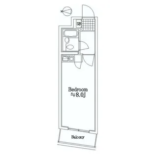 コスモ隅田アクティ【2階】の間取り