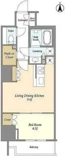 アスール両国【10階】の間取り