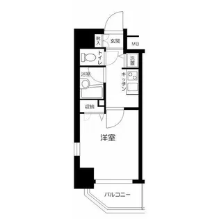 スパシエアランシア亀戸【8階】の間取り