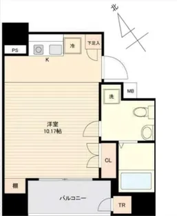 アヴァンツァーレ田端【10階】の間取り