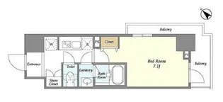 ライトテラス蔵前【5階】の間取り