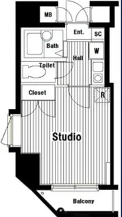 ガラ・ステージ日本橋人形町【10階】の間取り