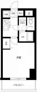 メゾン・ド・ヴィレ日本橋浜町【4階】の間取り