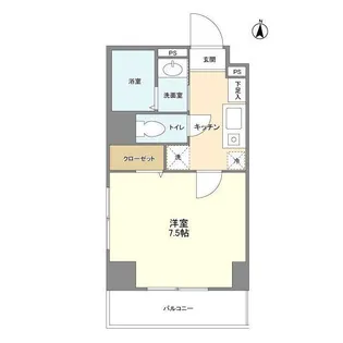 クオーレプロバンス本所【5階】の間取り