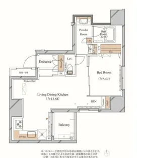 ブランシエスタ上野【12階】の間取り