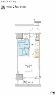 プラウドフラット両国【11階】の間取り