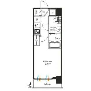 GRAN PASEO神田駅前【2階】の間取り
