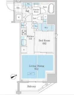 パークアクシス浅草橋Ⅱ【2階】の間取り