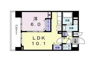 グランツ スエヒロ【4階】の間取り