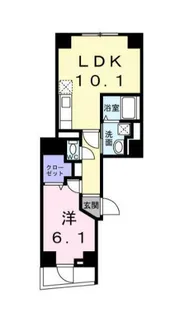 チアーズ千駄木【3階】の間取り
