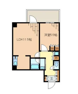 レジディア文京音羽【1階】の間取り