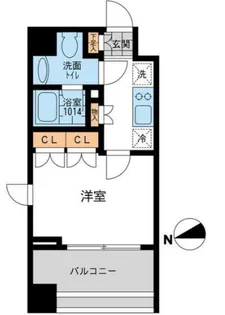 CASSIA押上【1階】の間取り