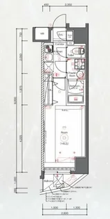 SYNEX PREMIER ASAKUSABASHI【4階】の間取り