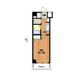フェニックス日本橋兜町壱番館【4階】の間取り
