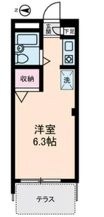 クレストコート東日暮里【2階】の間取り