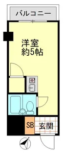 ディアプラザ根津【2階】の間取り
