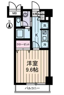 パストラーレ三ノ輪【1階】の間取り