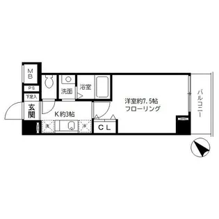 スカイパル・Y(スカイパルワイ)【2階】の間取り