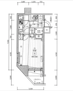 ライフガーデン西日暮里【5階】の間取り