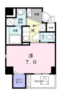 エクルベージュ入増Ⅱ【3階】の間取り