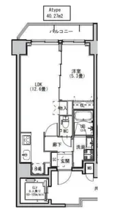 S−RESIDENCE両国avenue【9階】の間取り